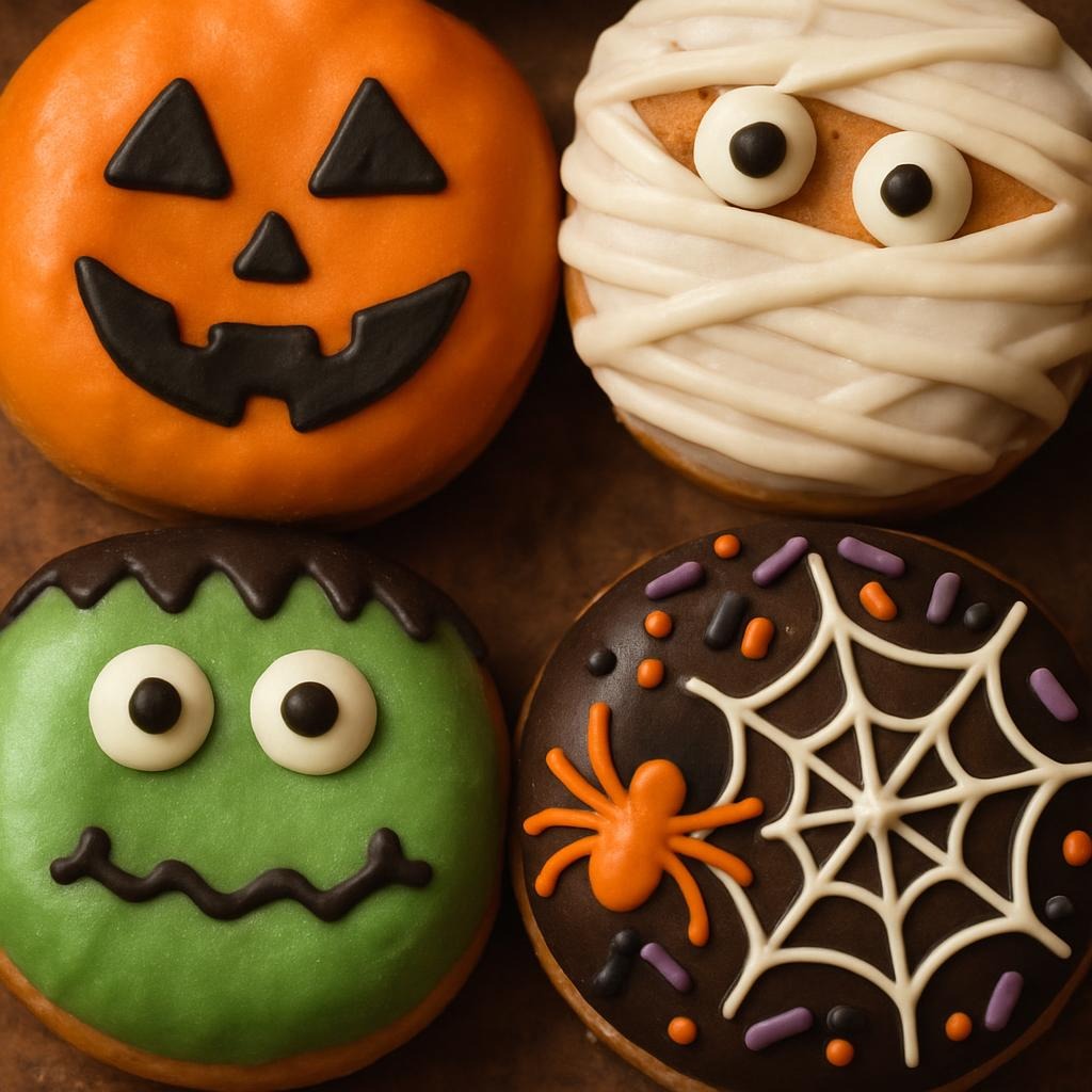 Halloween-themed doughnuts in Portland 2025
