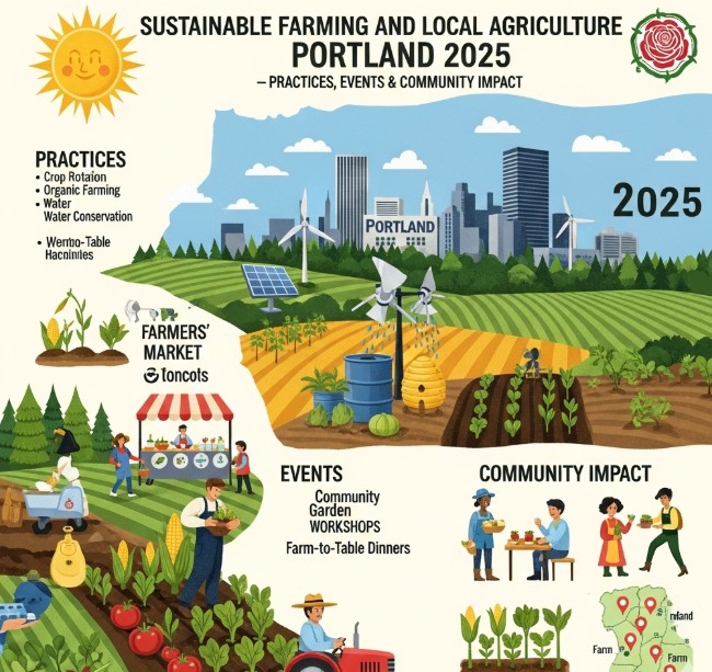 Sustainable Farming and Local Agriculture Portland 2025 – Practices, Events & Community Impact