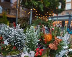 Holiday market booths in Portland with handmade gifts Christmas 2025
