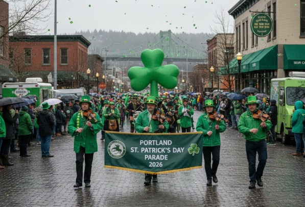 St Patricks day in Portland 2026
